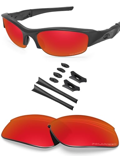 Image of BLAZERBUCK Replacement Lenses & Sock Kit for Oakley Flak Jacket OO9008 Sunglass