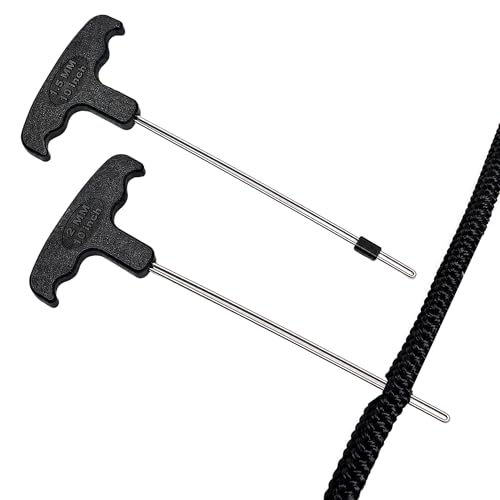 Giftaroo Rope Splicing Tool Kit 2pc Spring Steel FID Needles for 2-12mm Double Braid Single Braid & Synthetic Line Slim Profile Splicing Fids for Sailing Arborist Rigging & Paracord