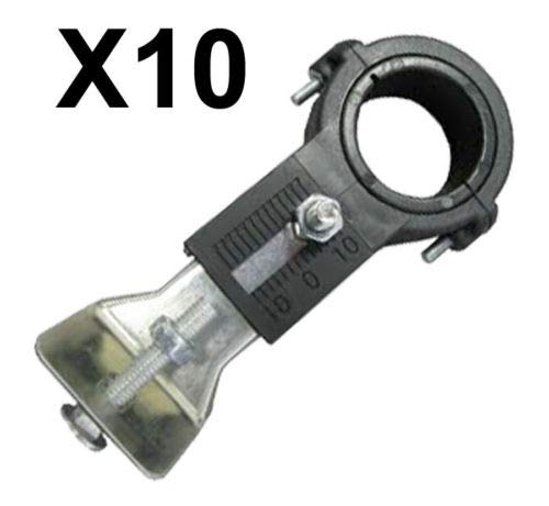LOT OF 10 pcs Universal Single LNB Bracket for FTA Satellite Dish