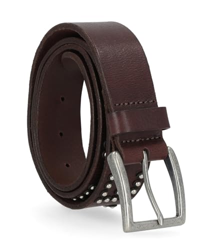 Harley-Davidson Women's Heat Embossed Logo Genuine Leather Belt - Brown2