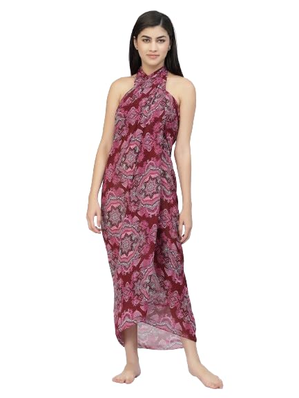 EROTISSCH Green Printed Sarong Swimwear