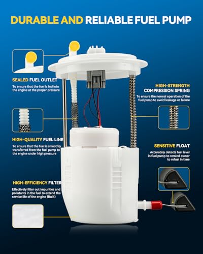 Image of PHILTOP Electric Fuel Pump Assembly Fits for 2009-2019 Dodge Journey, FG1563
