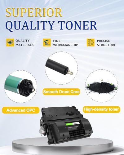 Image of greencycle 64X Black Toner Cartridge High Yield Compatible for HP CC364X