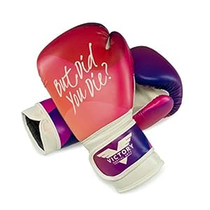 Women's Cardio Kickboxing Boxing Gloves/Punching Bag Gloves (12 oz, But Did You Die)