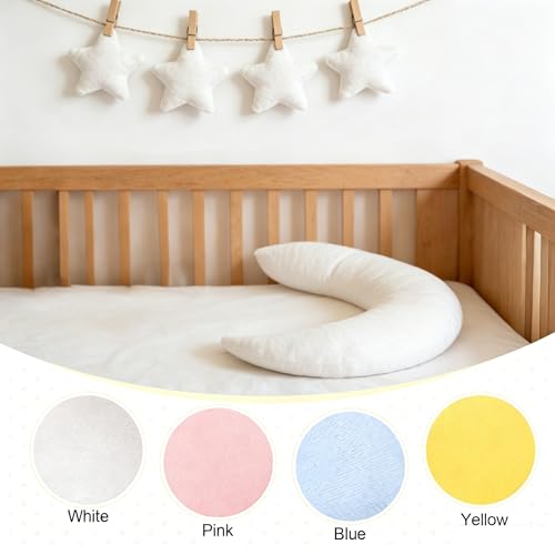 MehelloFeather Newborn Photography Props 5Pcs Baby Moon Star Pillow Set Newborn Photography Posing Pillows Adjustable Photography Props, White by MehelloFeather - Image 4
