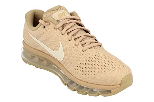 Nike Nike Mens Air Max 2017 Low Running Sneaker Sand Khaki Black 849559-201 Size 9