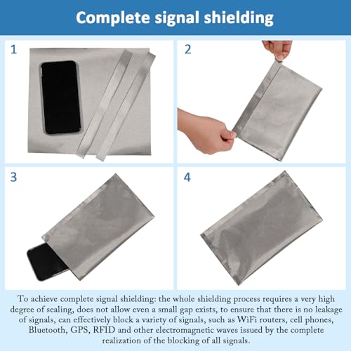 Jradm PCER-01 Faraday Fabric 43 Inch X 130"+ 236"L Tape, Military Grade Faraday Cloth For Shielding Rfid, Emp, Emf thumb #3
