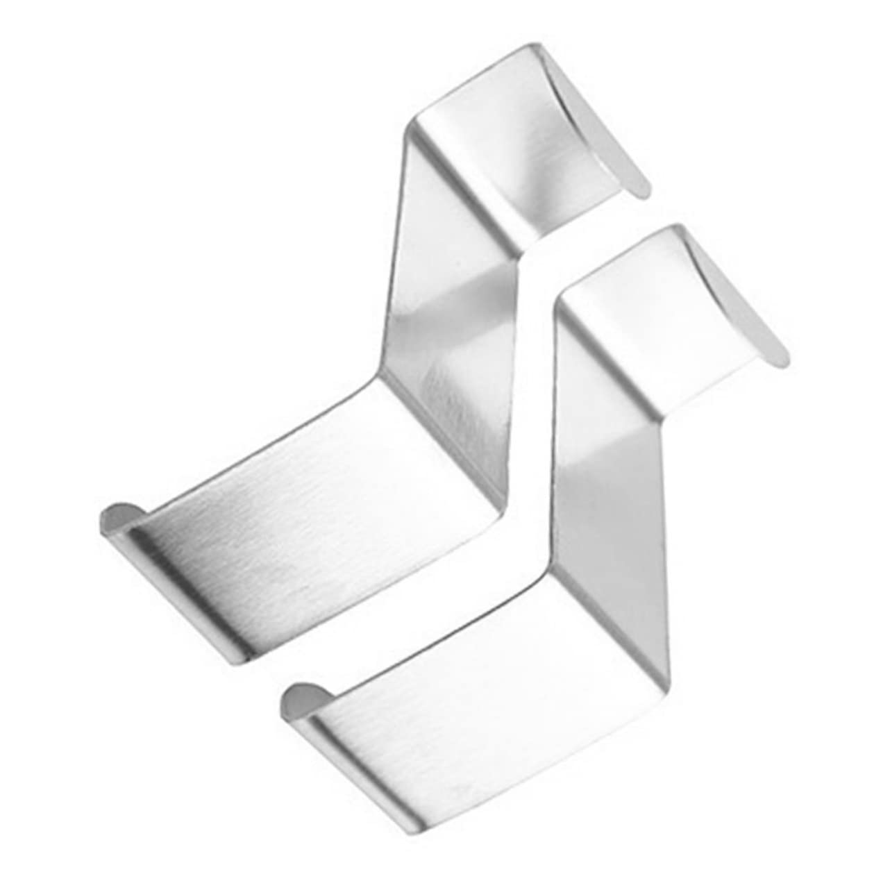 BUTIFULSIC 16pcs Door Hanger Clothes Hanger Cloth Hanging Bedroom Door Hook Over Door Hooks for Hanging Wall Hooks for Coats Back of Door Hook Keychain Hook Door Back Clothes Hooks Silver