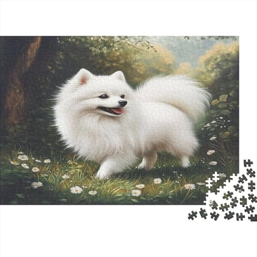 Pomerania Rompecabezas De Madera De 1000 Piezas para Adultos, Rompecabezas De 1000 Piezas, Juego De Actividades Familiares Desafiante, Decoración De Pared 1000pcs (75x50cm)