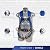 Plank Supply Premium Fall Protection Roofing Bucket Kit I Full Body Safety Harness, 50' Vertical Rope, Anchor Set & Free Gift I OSHA/ANSI Compliant Arrest Kit (Large, Blue)