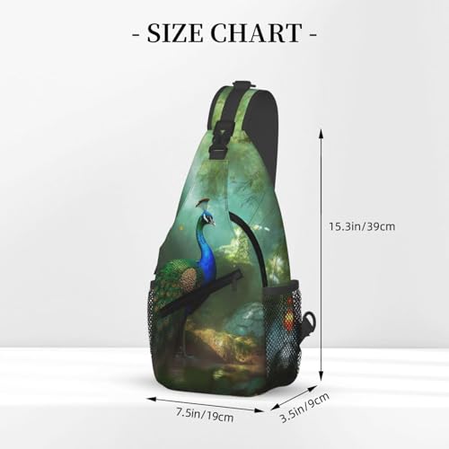 Mochila cruzada tipo sling para senderismo unisex miniatura 3