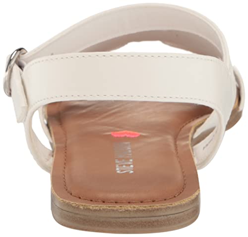 Steve Madden Girls Shoes Girls Haydin Flat Sandal, White, 4 Big Kid #TOP2