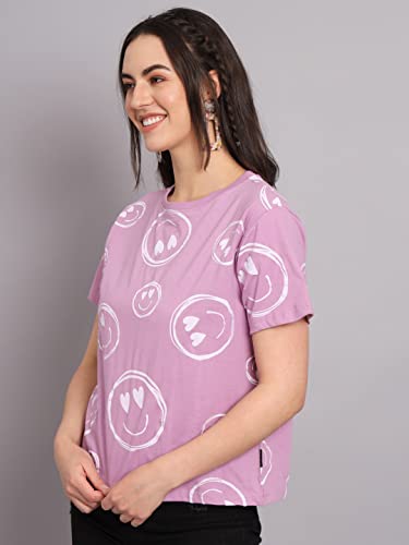 Image of THE DRY STATE Women Cotton Half Sleeve Round Neck Tshirt