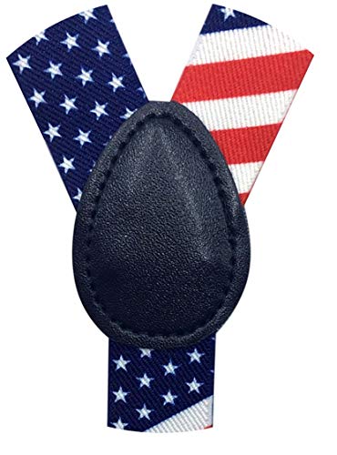 Lolelai Suspenders For Women And Men | Elastic, Adjustable, Y-Back | Pant Clips, Tuxedo Braces (1, Usa Flag) #TOP1