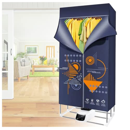 Foldable large capacity Drying Rack Laundry, Intelligent Constant Temperature Overheating Protection Heated Airer, Power Saving Touch Screen Heated Airer Clothes Dryer Energy Savin