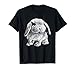 Carino Lop Eared Bunny Coniglio Seduto Schizzo Maglietta