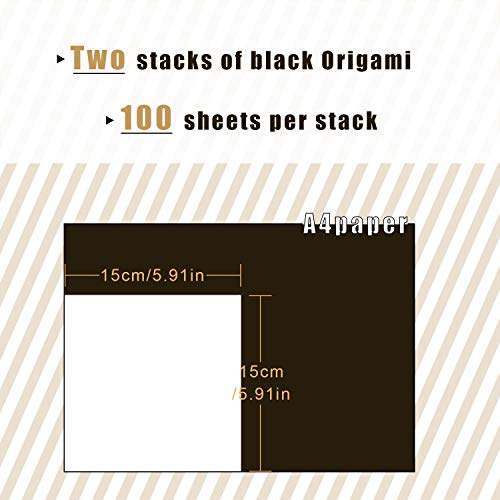 Paper Sheets For Carfting, Dedoot 200 Sheet Origami Paper White, 6X6 Inch Square Folding Paper For Painting And Crafts Projects #TOP1