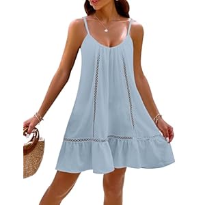 Blooming Jelly Womens Bathing Suit Cover Up Swim Beach Dresses Cover Ups Spaghetti Straps Swimsuit Coverups 2025