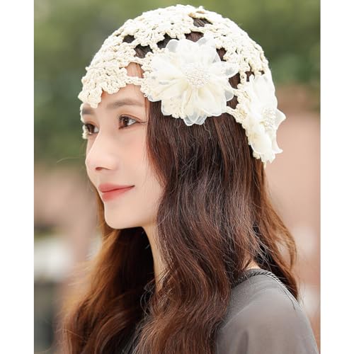 Gorro Beanie Crochet Mujer Algodón Verano miniatura 4