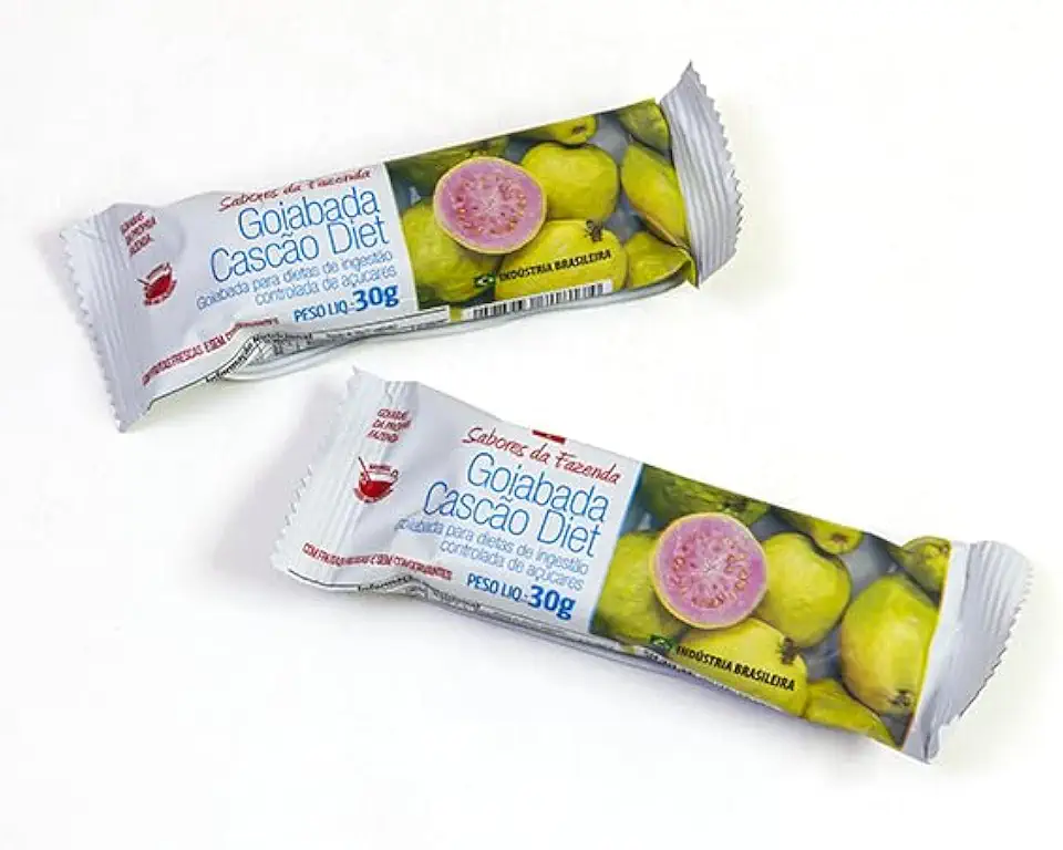 Goiabada Cascão Diet 30g, Sabores da Fazenda, display com 20 unidades