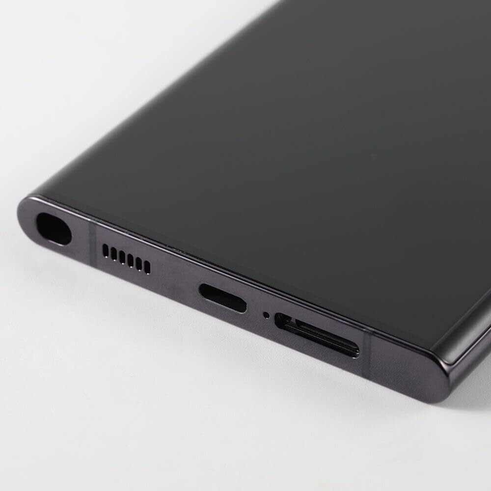 Original for Samsung Galaxy S22 Ultra 5G Screen Replacement (AMOLED) SM-S908 6.8“ LCD Display Touch Digitizer Glass Assembly - Black with Frame - Tools(Not for S22)