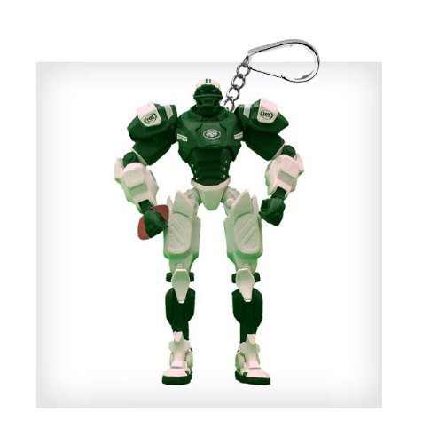 New York Jets 3" Team Cleatus Fox Robot NFL Football Key Chain Version 2.0