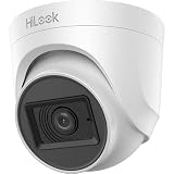 Hilook Câmera de Segurança Turret Interna 2MP Full HD, Lente Fixa 2.8mm, IR 20m, Visão Noturna HD-TVI, THC-T120-PIC