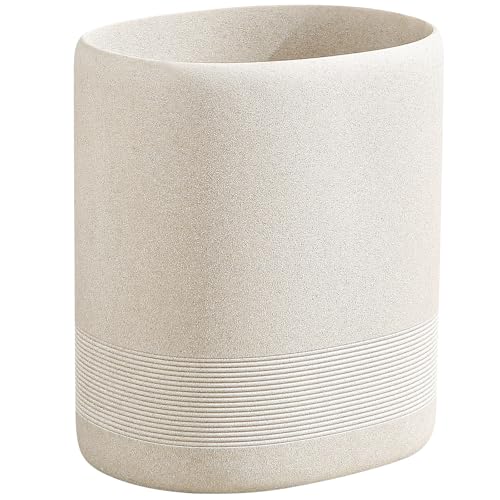 WUUAHOME Trash Can, 1.6 Gallon Small Bathroom Trash Can, Simple