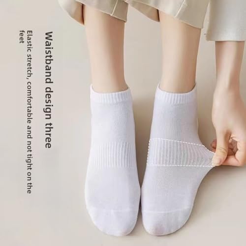 10-Pack of Men's Summer Socks, Breathable and Comfortable, Cotton Casual Round Neck Socks in One Size, Suitable for Daily Wear and Outdoor Activities3