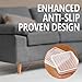 Non Slip Furniture Pad for Hardwood Floor, 8 Pcs 2