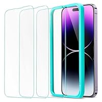 ESR Pellicola Vetro Temperato per iPhone 14 Pro (6,1'), Telaio per l’installazione, Protezione di...