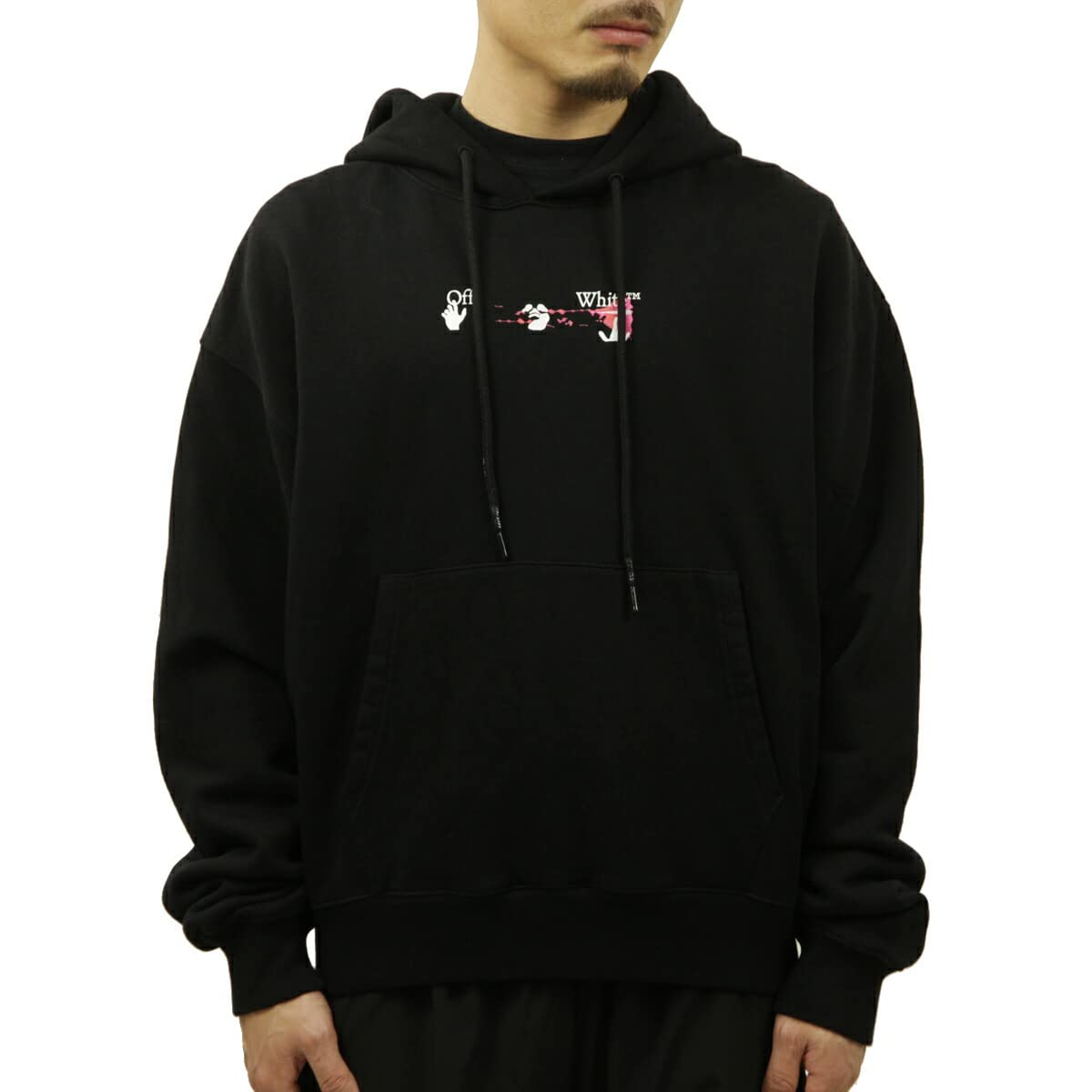 【美品】オフホワイト☆バッククロスアロー　ビッグロゴ　パーカー　オーバーサイズ 中古・古着通販】OFFWHITE (オフホワイト) テープアローロゴ