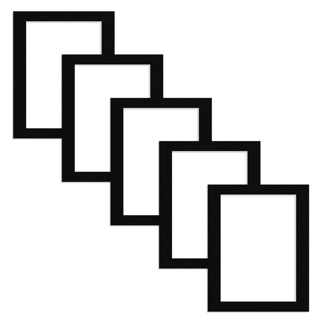 Alison Kingsgate 20X16 Picture Mounts for A3 Aperture – Precision Cut Cardboard Photo Mounts – Ideal for Frames, Posters, Prints, Artwork & Certificates – (Pack of 5)