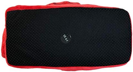 Modlines Men's Boy's House Slippers Scuff Shoes Building Blocks (X-Large 12-13, Red) | Image 5