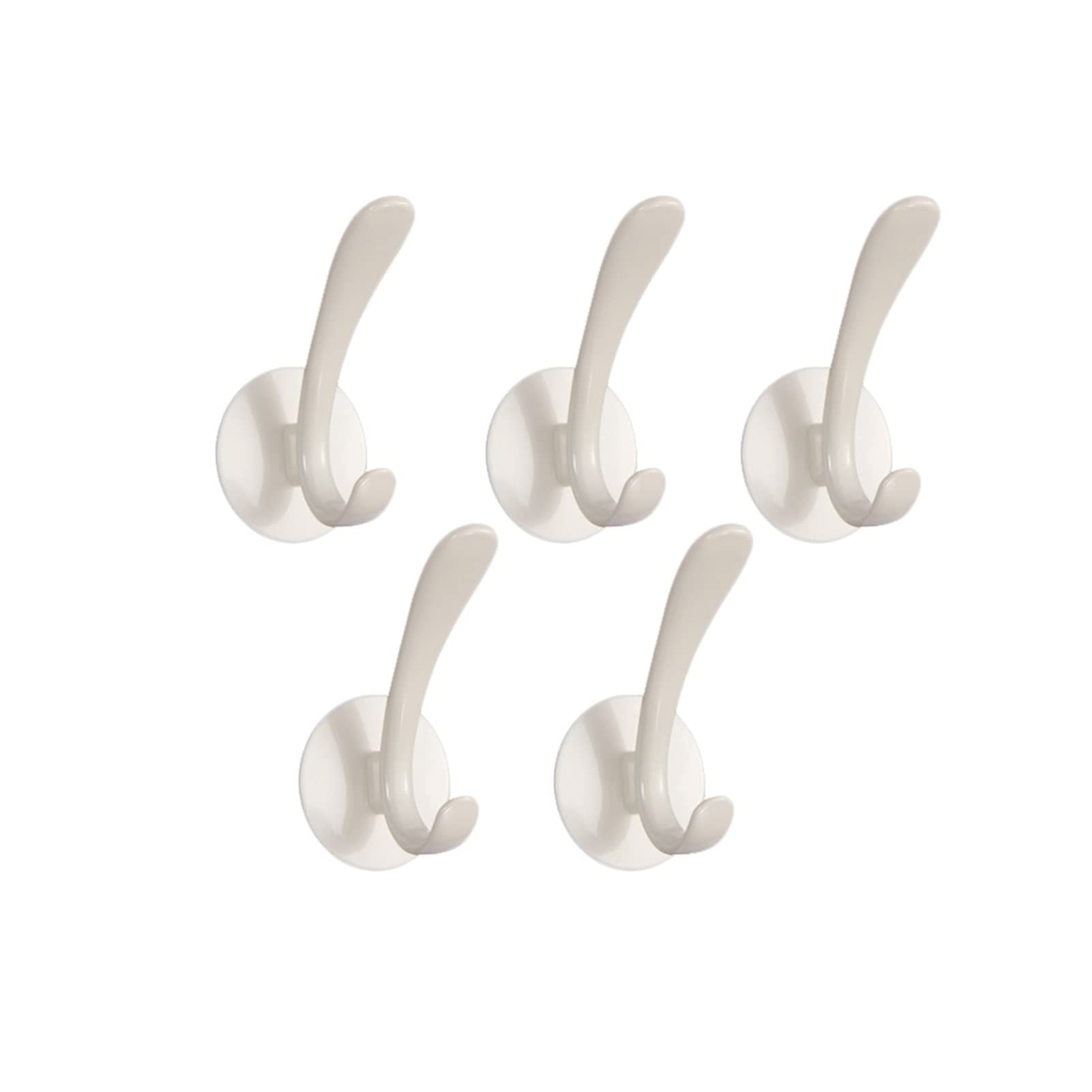 MRKU Coat Rack with Hooks Set of 5,Simple Nordic Style Easy to Install Anti-Rust Waterproof Kitchen