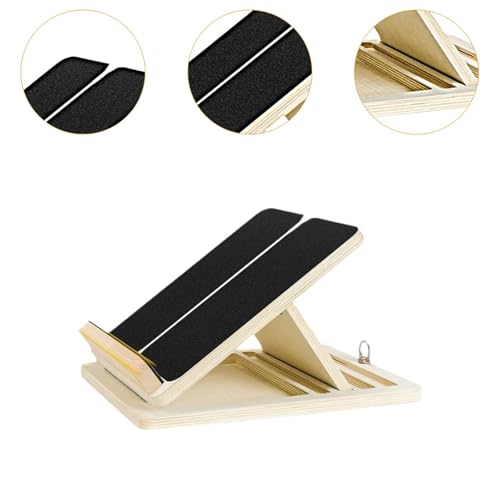 Tabla inclinada de madera para estiramiento de pantorrillas miniatura 5