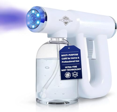 Professional Disinfectant Nano Spray Gun Ultra Fine Atomizer Sprayer White
