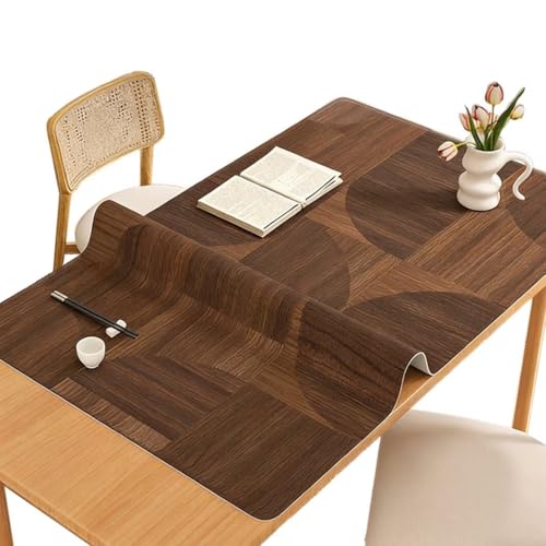 HIMENO �e�[�u���}�b�g �ؖڒ� ������� PU���U�[ �Ȃ߂炩�^�b�` �h�� �h�� ���h�~ �ϔM80�� �H�� �_�C�j���O�e�[�u���ی�}�b�g �f�X�N�}�b�g 75x115cm �@�����ȒP �ؖڕ� �����`�����}�b�g �L�k���Ȃ�