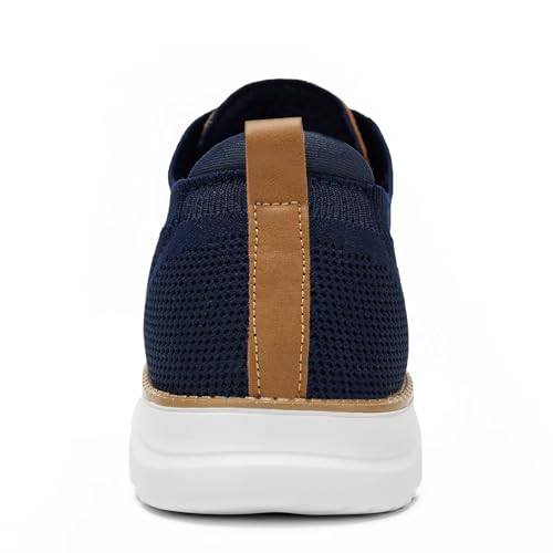 Image of Mens Casual Dress Oxfords Shoes Fashion Mesh Work Business Walking Sneakers Comfortable Lightweight Soft Sole