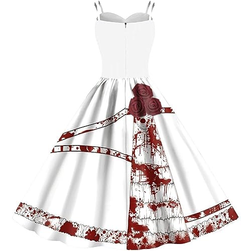 Robe Drapée Bodycon sans Manches au Style Gothique - 6