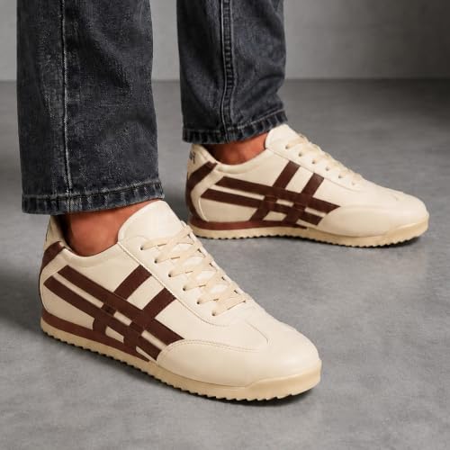 Image of layasa Men's Stylish Low-top Casual Sneakers