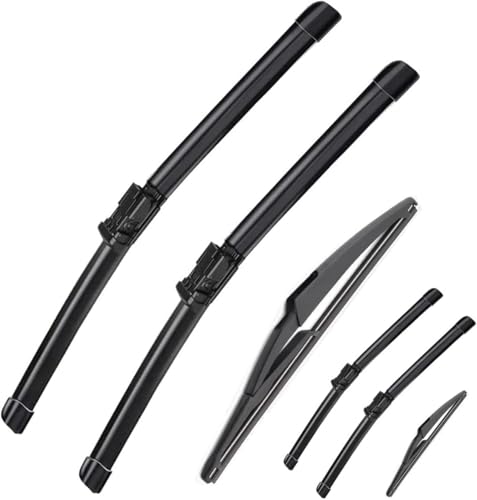 Balais d'essuie-glace Kia Venga 2009-2020 avant arrière en caoutchouc 6 pièces
