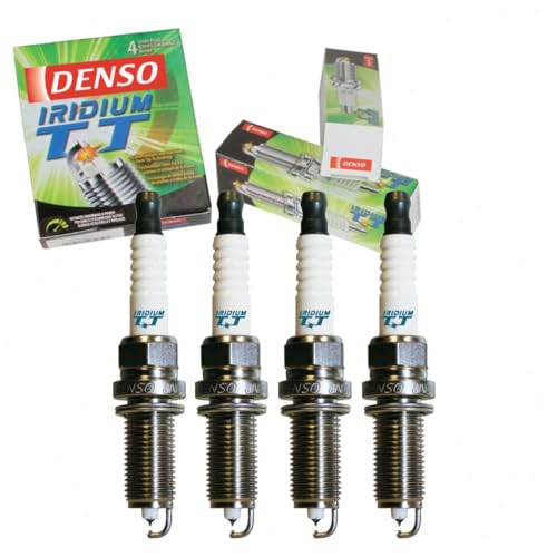 4 pc DENSO Iridium TT Spark Plugs compatible with Honda ...