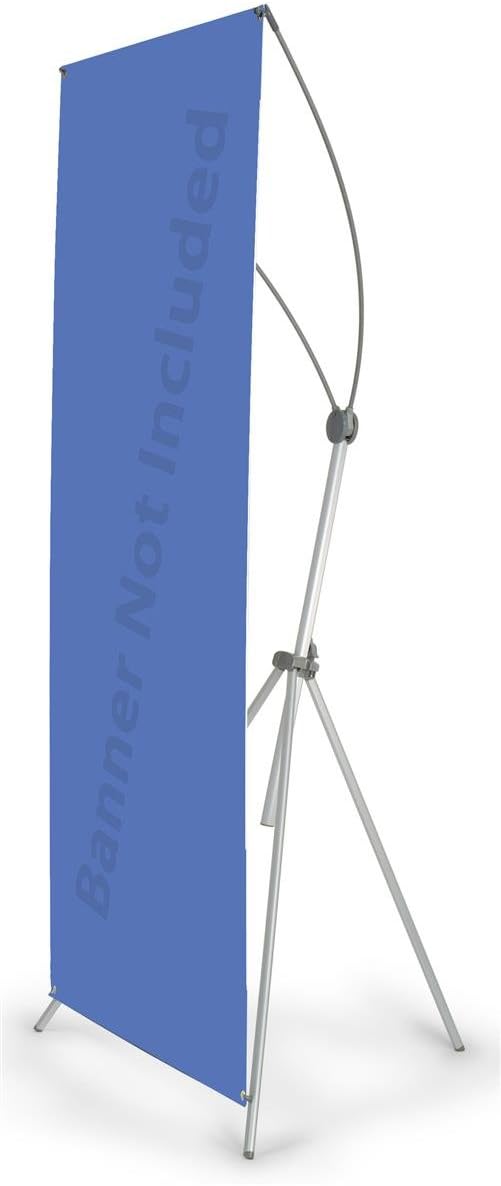 X Banner Stand is Light Weight & Designed to Accommodate a 58"w x 98"h Banner; Banner NOT Included