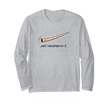 El diseño único, creativo y divertido con el didgeridoo. Muéstrale a todos lo mucho que te gusta tocar tu instrumento y que es algo más que un pasatiempo. La ropa para todos los apasionados de la música. Perfecto como amuleto de la suerte para ocurrir.