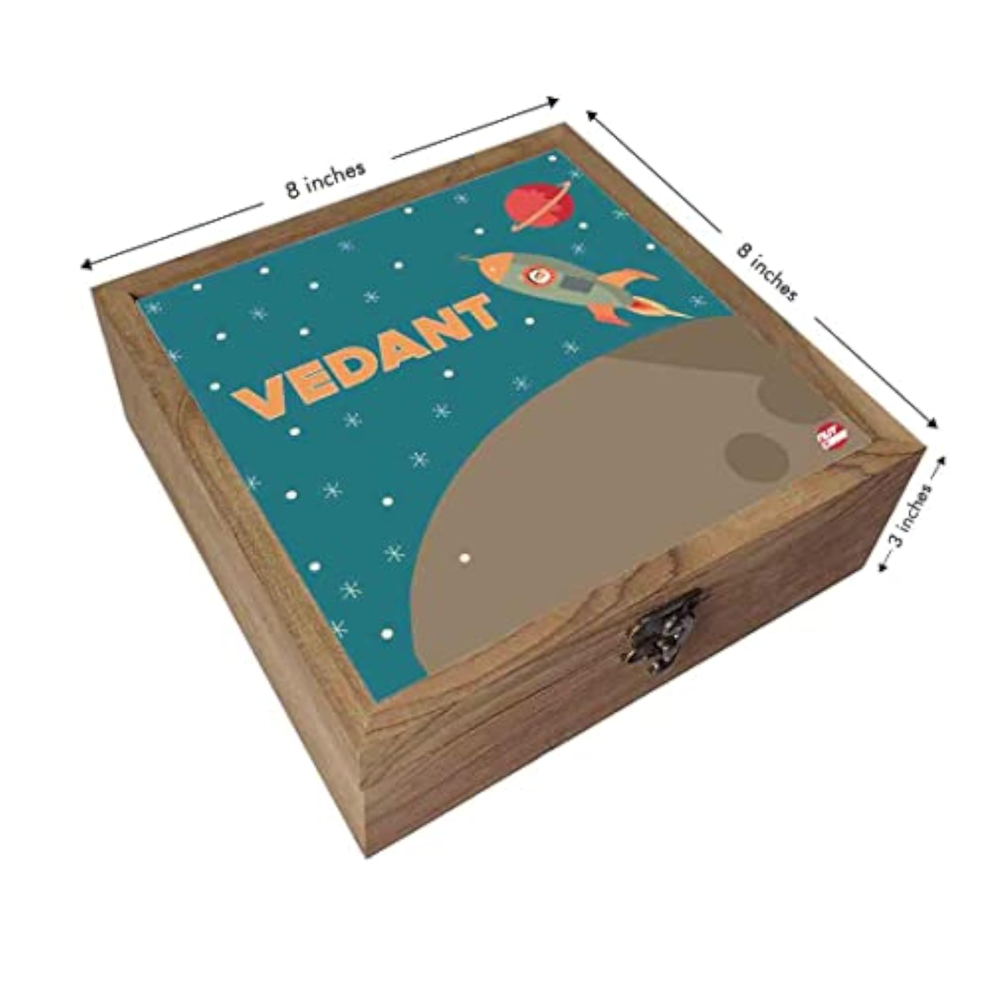 Personalized Wooden Jewellery Box Organizer, Customized Gift