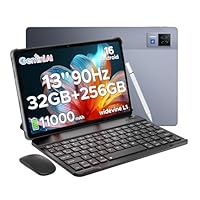 DOOGEE U13 Android 16 Tablet 13 Pollici, 32GB+256GB, 11000mAh Batteria+7,5 mm Telaio, UNISOC T7280 Octa Core, 13MP+5MP, Quattro Altoparlanti/Widevine L1/Face ID/GPS/BT5.0/OTG/FM- Grigio