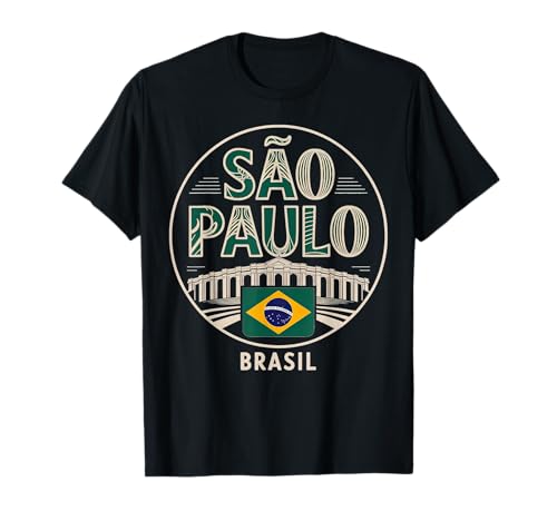São Paulo Brasil Ciudad Viajes Brasil Aventura Camiseta