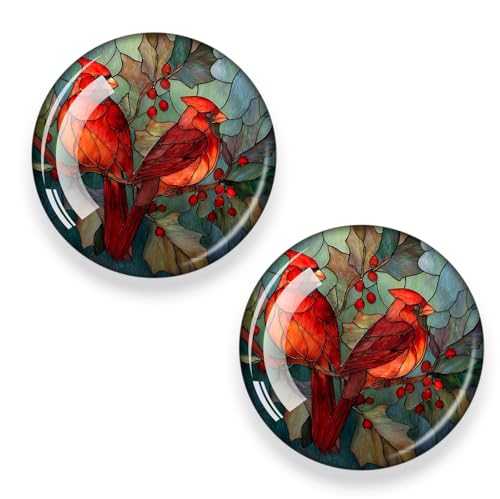 Imanes decorativos para refrigerador, 2 unidades redondos 1.97 in miniatura 1