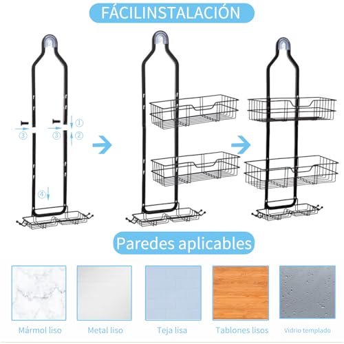 Lista de Estantes para ducha comprados en linea. 8 Imagen adicional